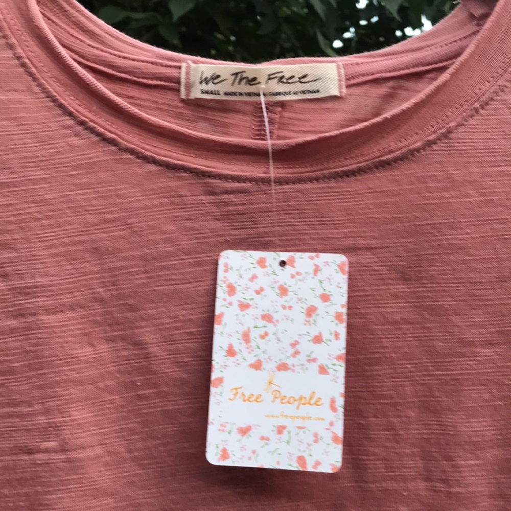 Free People Puffed Shoulder Ruched Long Sleeve Top - Picture 6 of 10